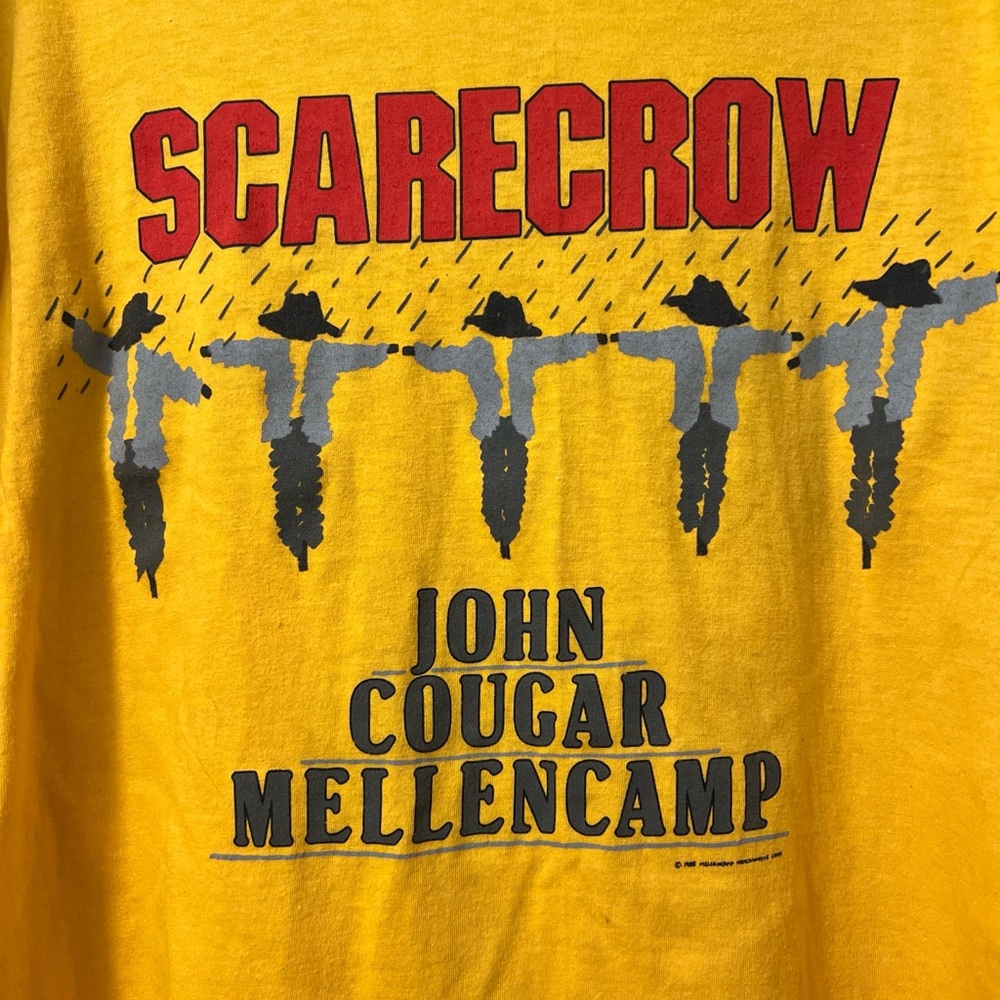 Authentic John Cougar Mellencamp Scarecrow Concert Tour Shirt